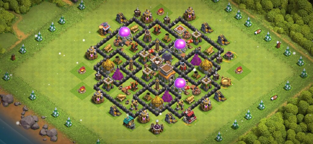 TH8 Farming Base - Top Town Hall 8 Farming Base with Link (#15) - Clash of Clans 2025​ TH8 Base