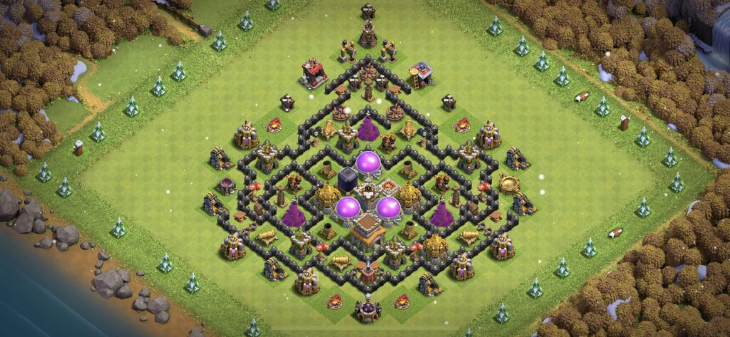 TH8 Farming Base - Top Town Hall 8 Farming Base with Link (#16) - Clash of Clans 2025​ TH8 Base