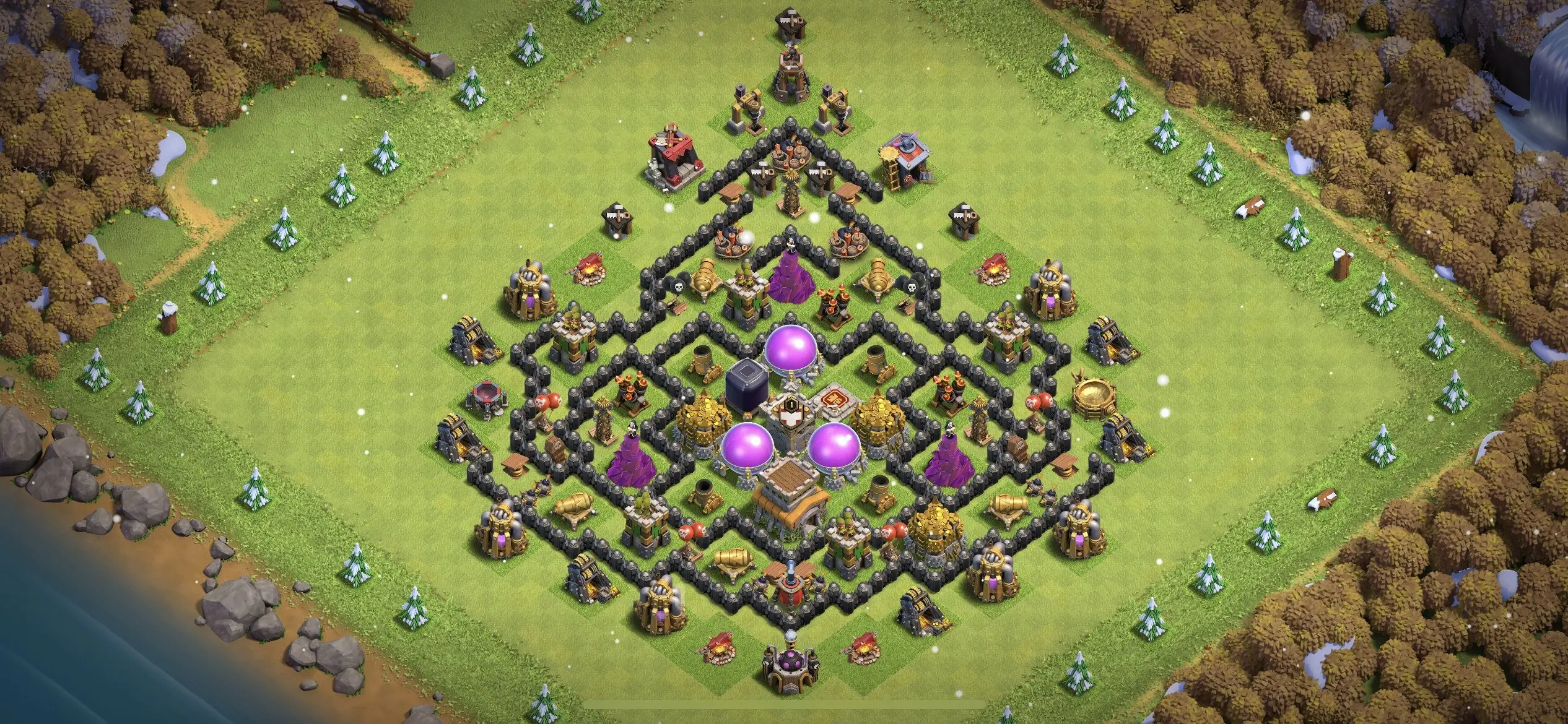 TH8 Farming Base - Top Town Hall 8 Farming Base with Link (#16) - Clash of Clans 2025​ TH8 Base