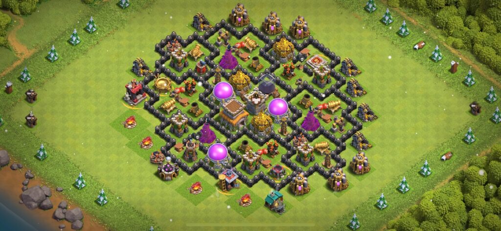 TH8 Farming Base - Top Town Hall 8 Farming Base with Link (#18) - Clash of Clans 2025​ TH8 Base