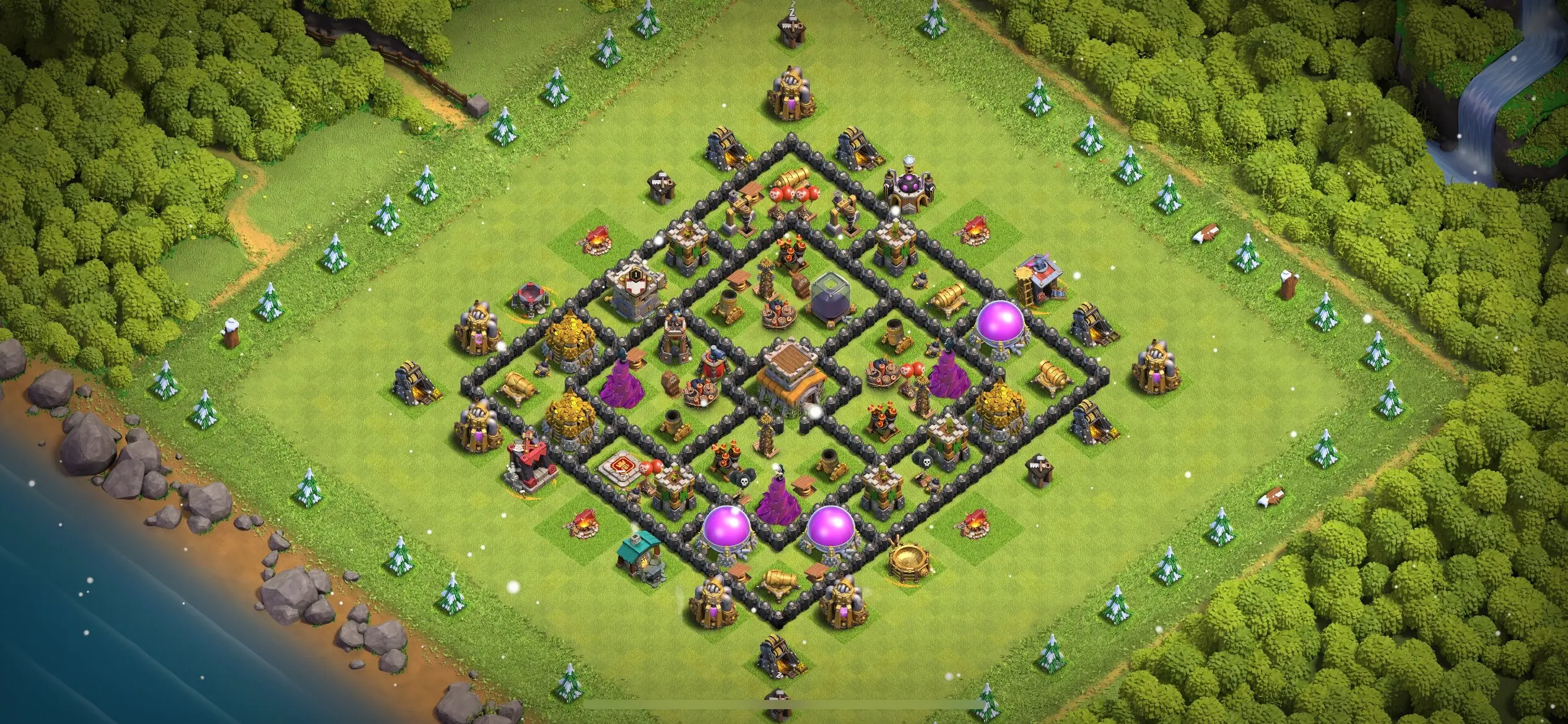 TH8 Farming Base - Top Town Hall 8 Farming Base with Link (#19) - Clash of Clans 2025​ TH8 Base