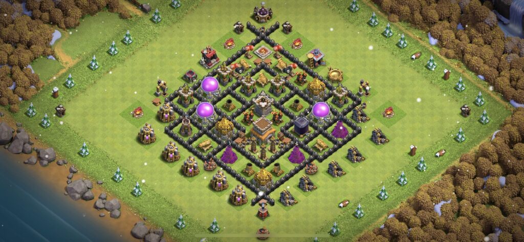 TH8 Farming Base - Top Town Hall 8 Farming Base with Link (#2) - Clash of Clans 2025​ TH8 Base