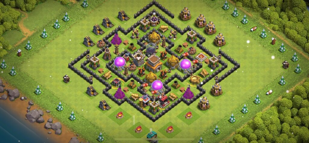 TH8 Farming Base - Top Town Hall 8 Farming Base with Link (#21) - Clash of Clans 2025​ TH8 Base