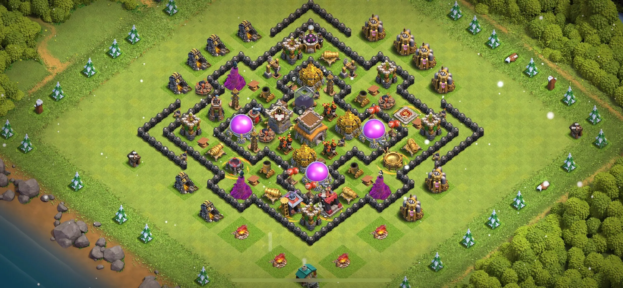 TH8 Farming Base - Top Town Hall 8 Farming Base with Link (#21) - Clash of Clans 2025​ TH8 Base