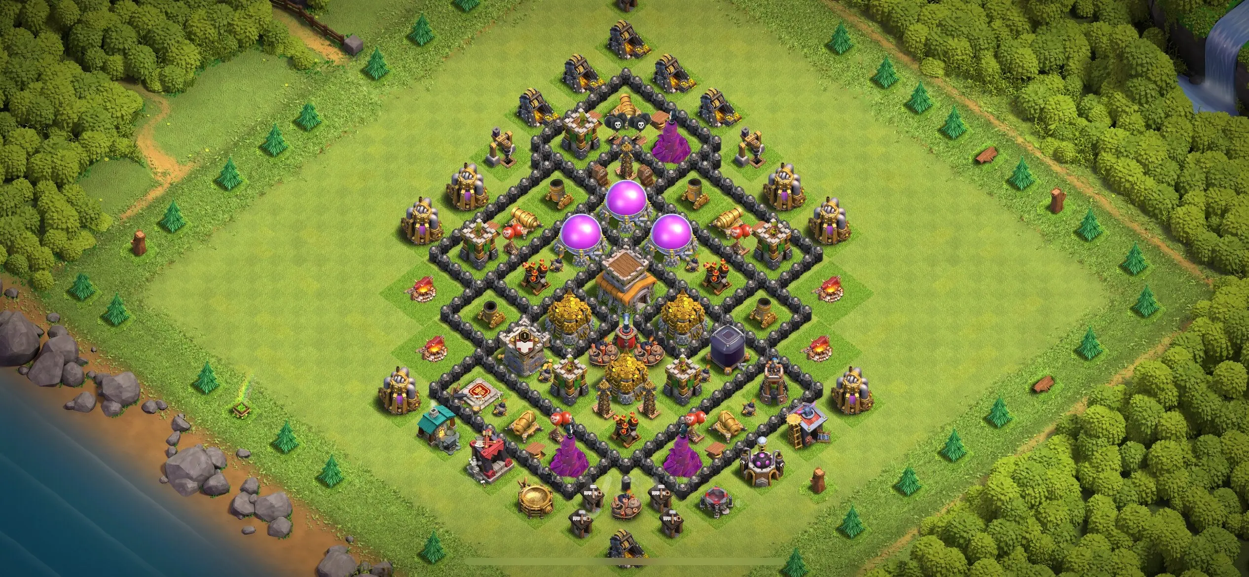 TH8 Farming Base - Top Town Hall 8 Farming Base with Link (#22) - Clash of Clans 2025​ TH8 Base