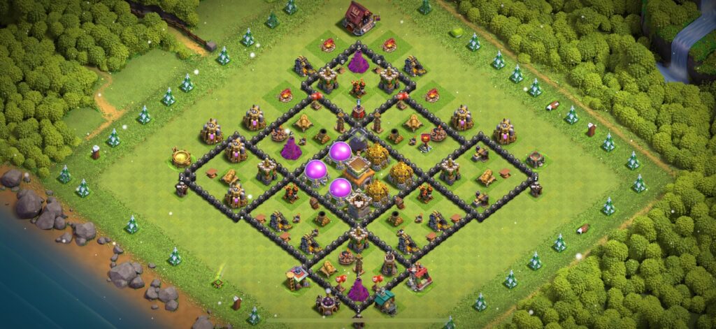 TH8 Farming Base - Top Town Hall 8 Farming Base with Link (#23) - Clash of Clans 2025​ TH8 Base
