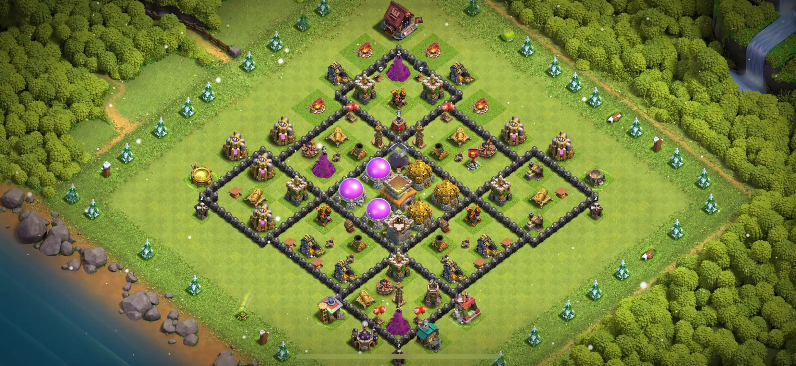 TH8 Farming Base - Top Town Hall 8 Farming Base with Link (#23) - Clash of Clans 2025​ TH8 Base