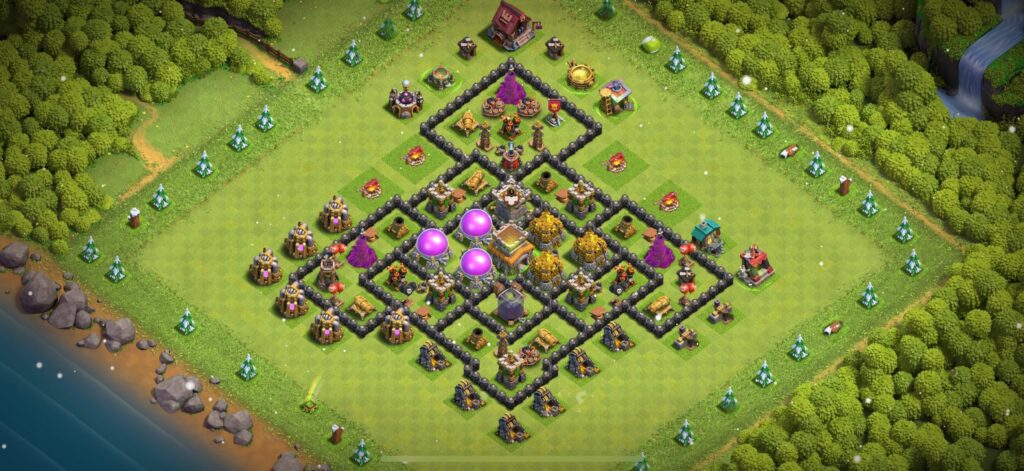 TH8 Farming Base - Top Town Hall 8 Farming Base with Link (#25) - Clash of Clans 2025​ TH8 Base