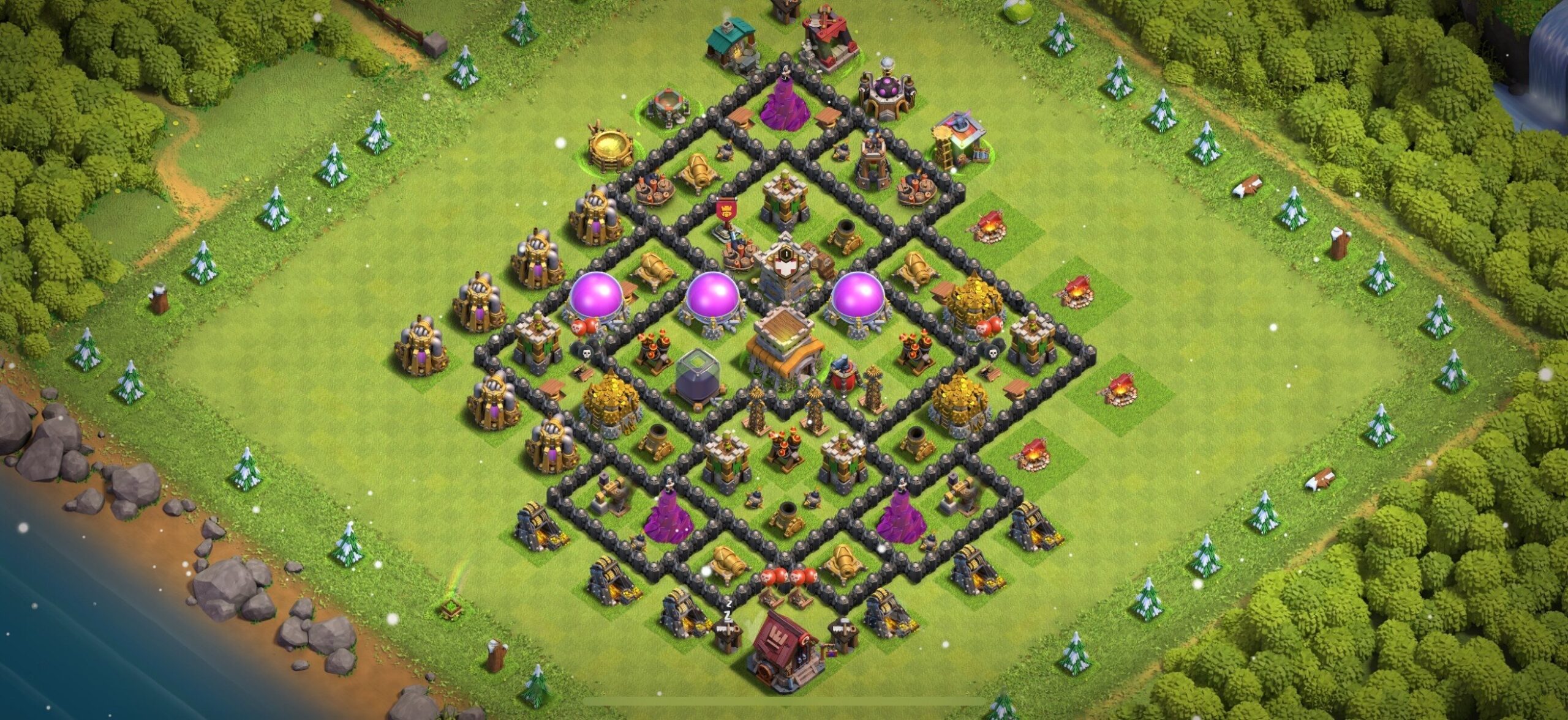 TH8 Farming Base - Top Town Hall 8 Farming Base with Link (#28) - Clash of Clans 2025​ TH8 Base