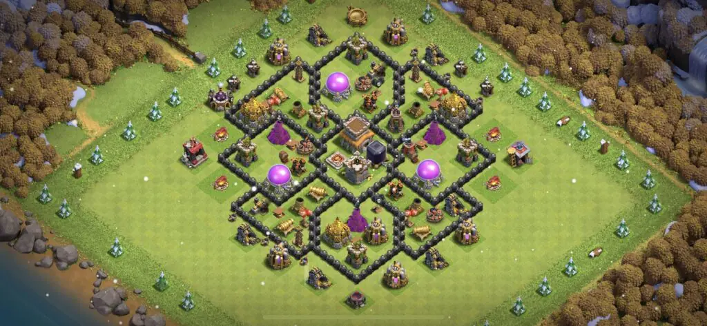 TH8 Farming Base - Top Town Hall 8 Farming Base with Link (#5) - Clash of Clans 2025​ TH8 Base