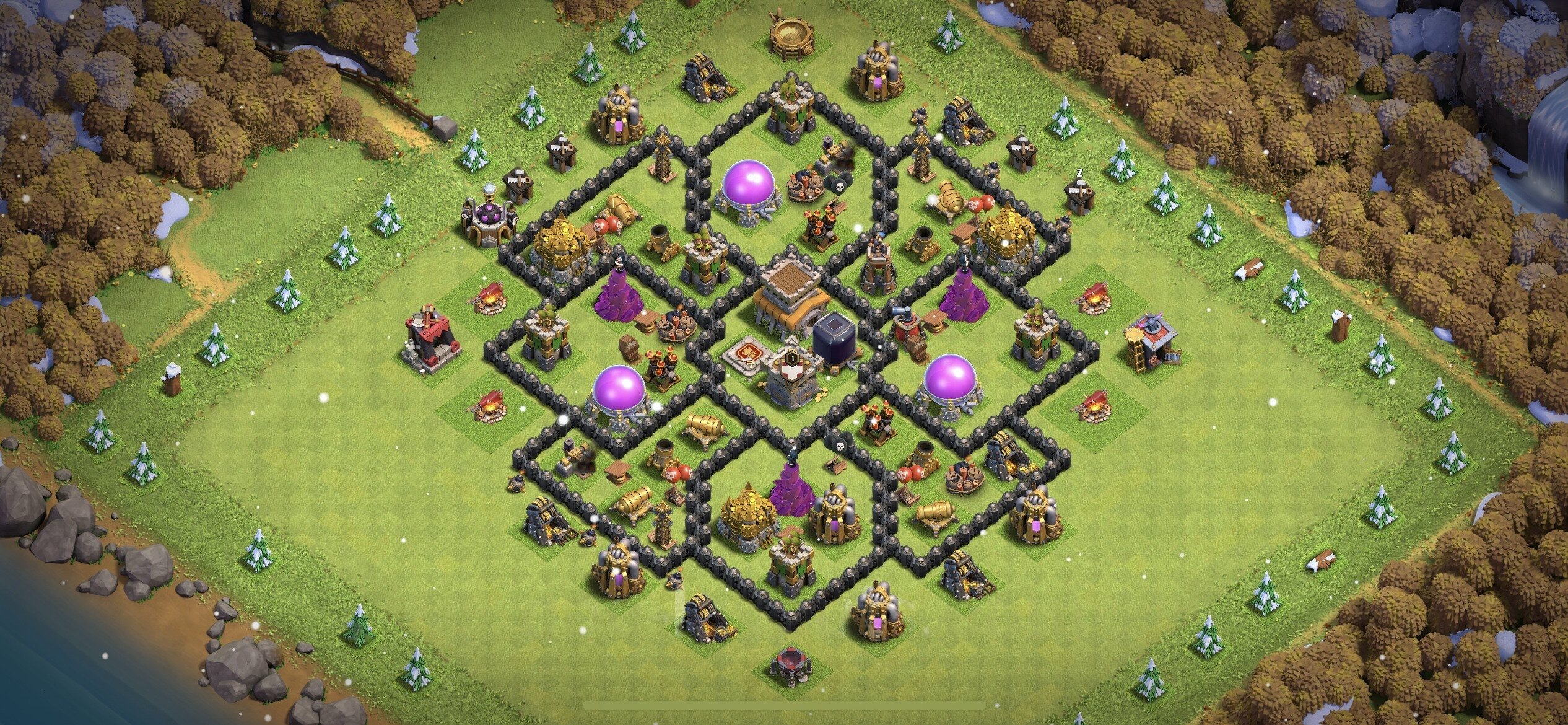 TH8 Farming Base - Top Town Hall 8 Farming Base with Link (#5) - Clash of Clans 2025​ TH8 Base