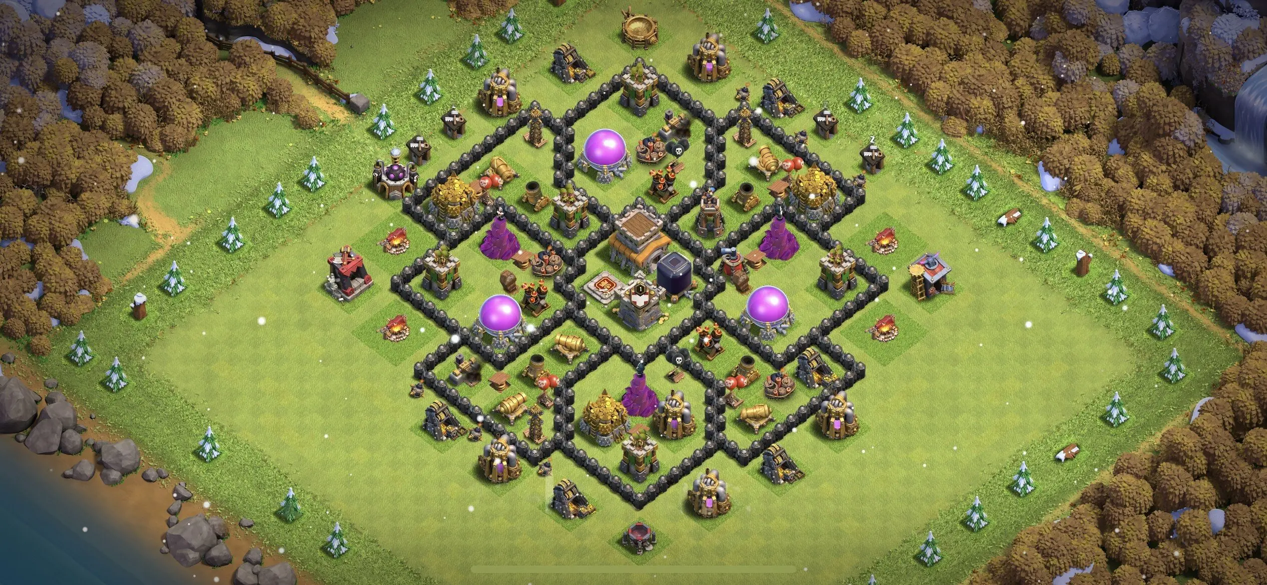 TH8 Farming Base - Top Town Hall 8 Farming Base with Link (#5) - Clash of Clans 2025​ TH8 Base