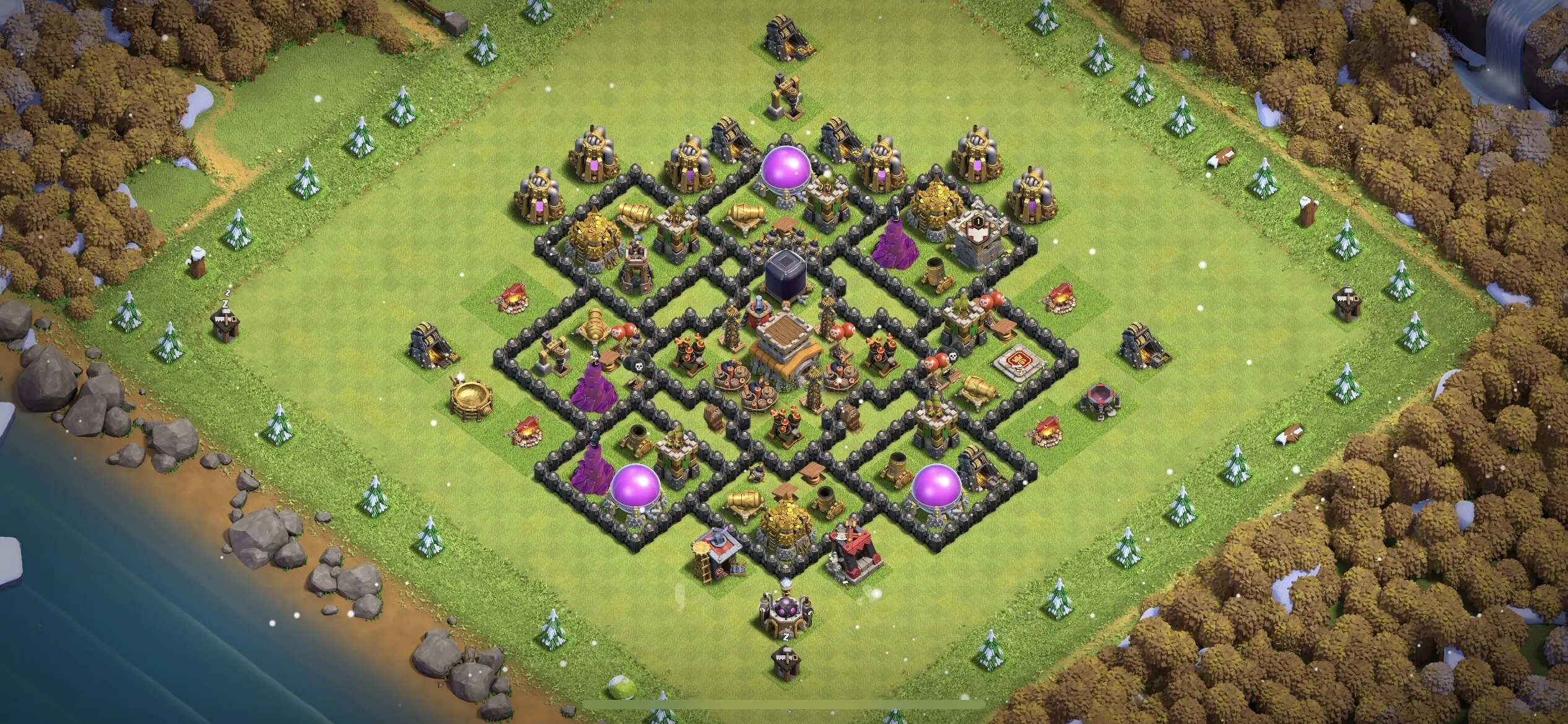 TH8 Farming Base - Top Town Hall 8 Farming Base with Link (#6) - Clash of Clans 2025​ TH8 Base