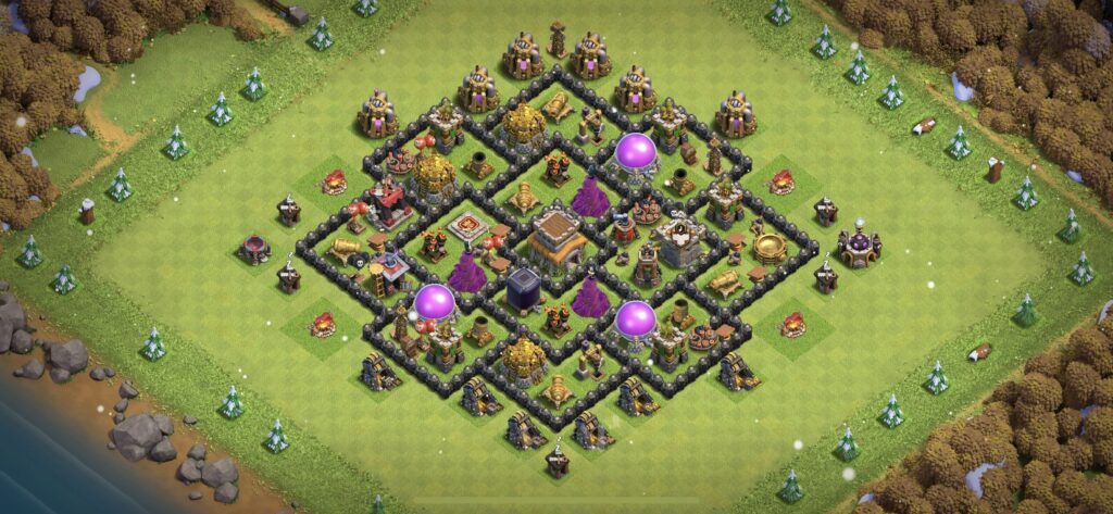 TH8 Farming Base - Top Town Hall 8 Farming Base with Link (#7) - Clash of Clans 2025​ TH8 Base