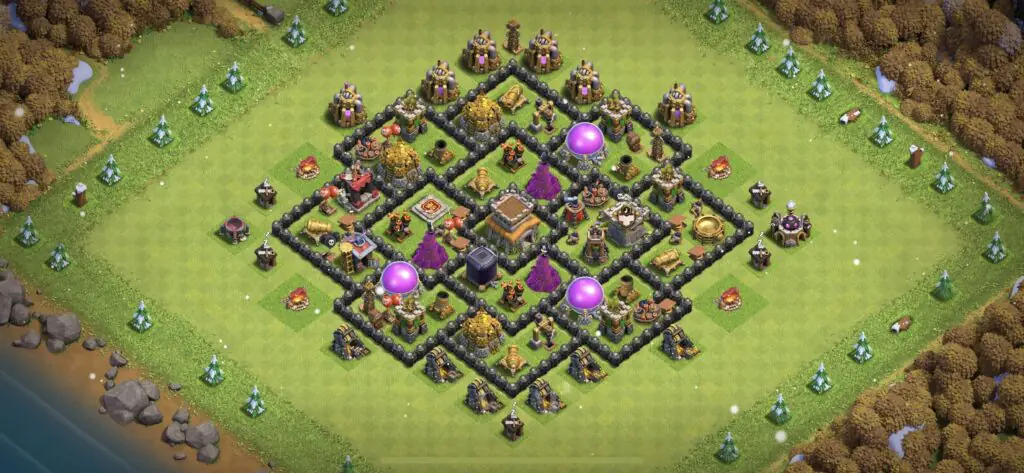 TH8 Farming Base - Top Town Hall 8 Farming Base with Link (#7) - Clash of Clans 2025​ TH8 Base