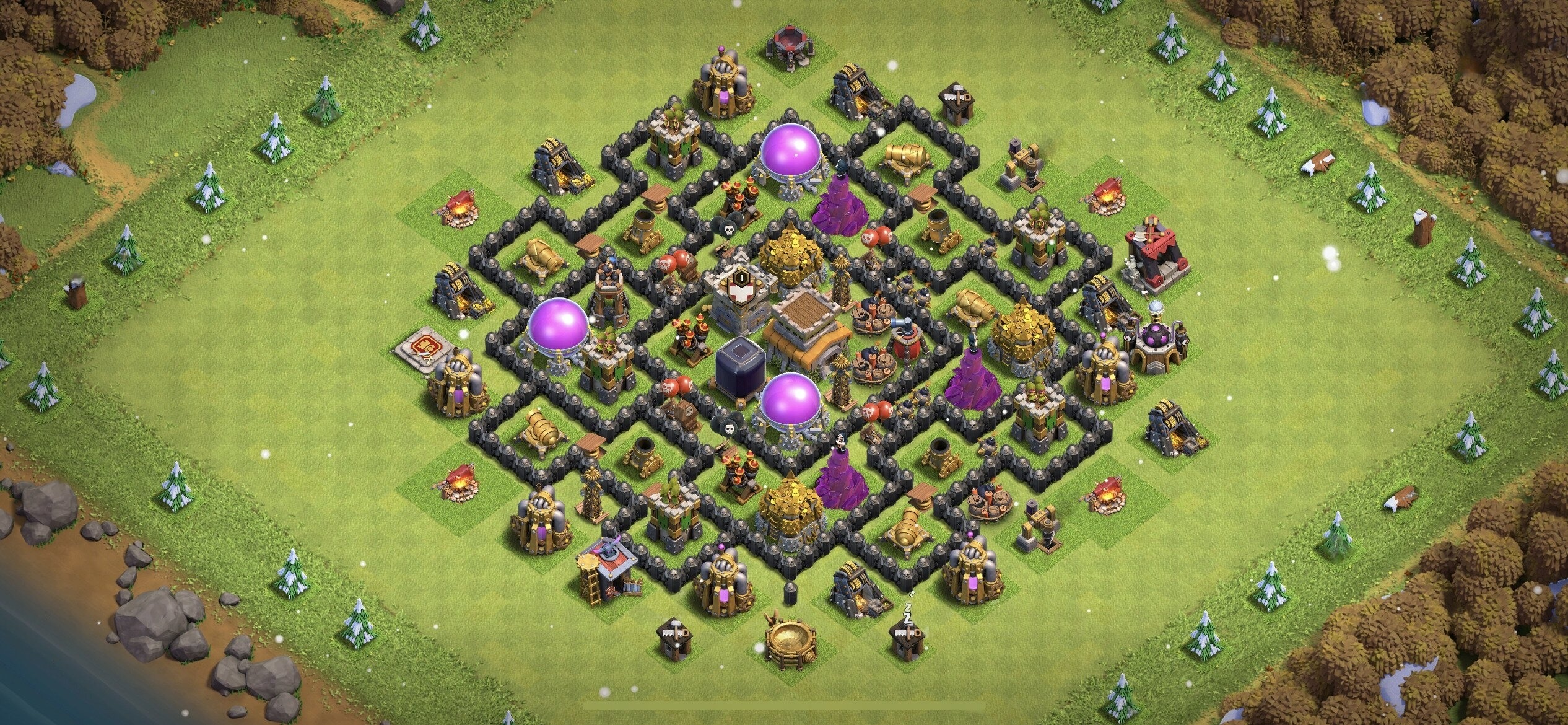 TH8 Farming Base - Top Town Hall 8 Farming Base with Link (#8) - Clash of Clans 2025​ TH8 Base