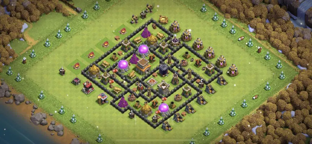 TH8 Farming Base - Top Town Hall 8 Farming Base with Link (#9) - Clash of Clans 2025​ TH8 Base