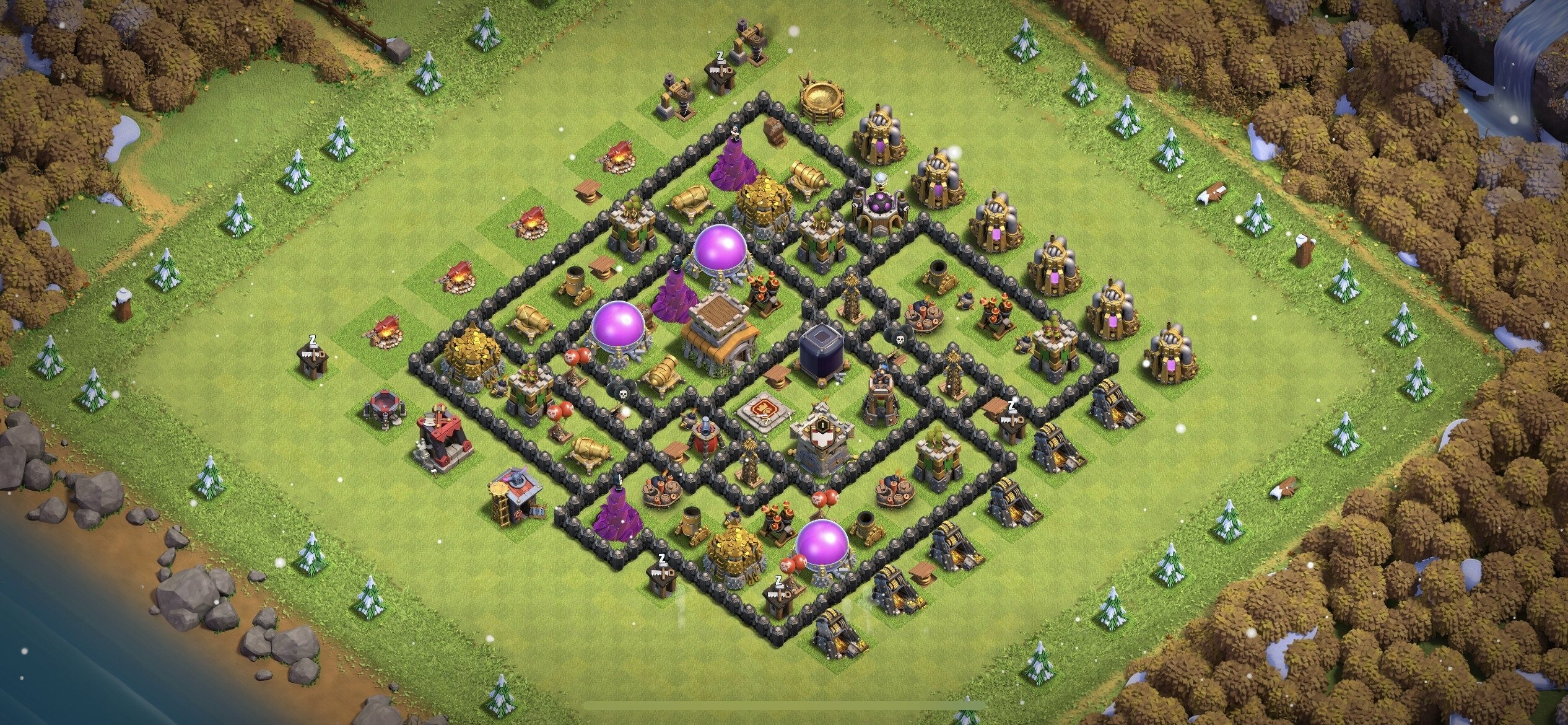 TH8 Farming Base - Top Town Hall 8 Farming Base with Link (#9) - Clash of Clans 2025​ TH8 Base
