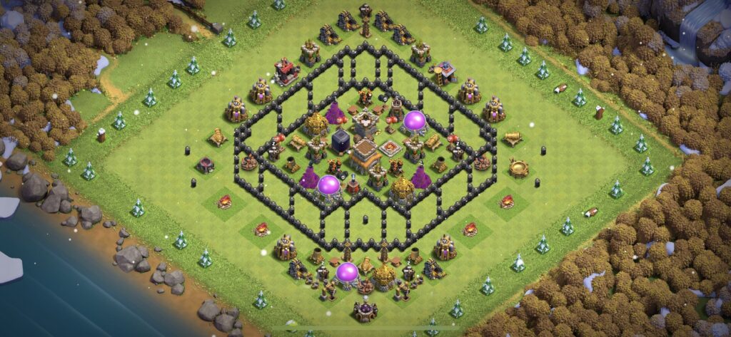 TH8 Troll Base - Top Town Hall 8 Troll/Funny Base with Link (#1) - Clash of Clans 2025​ TH8 Base