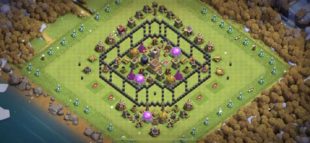 TH8 Troll Base - Top Town Hall 8 Troll/Funny Base with Link (#1) - Clash of Clans 2025​ TH8 Base