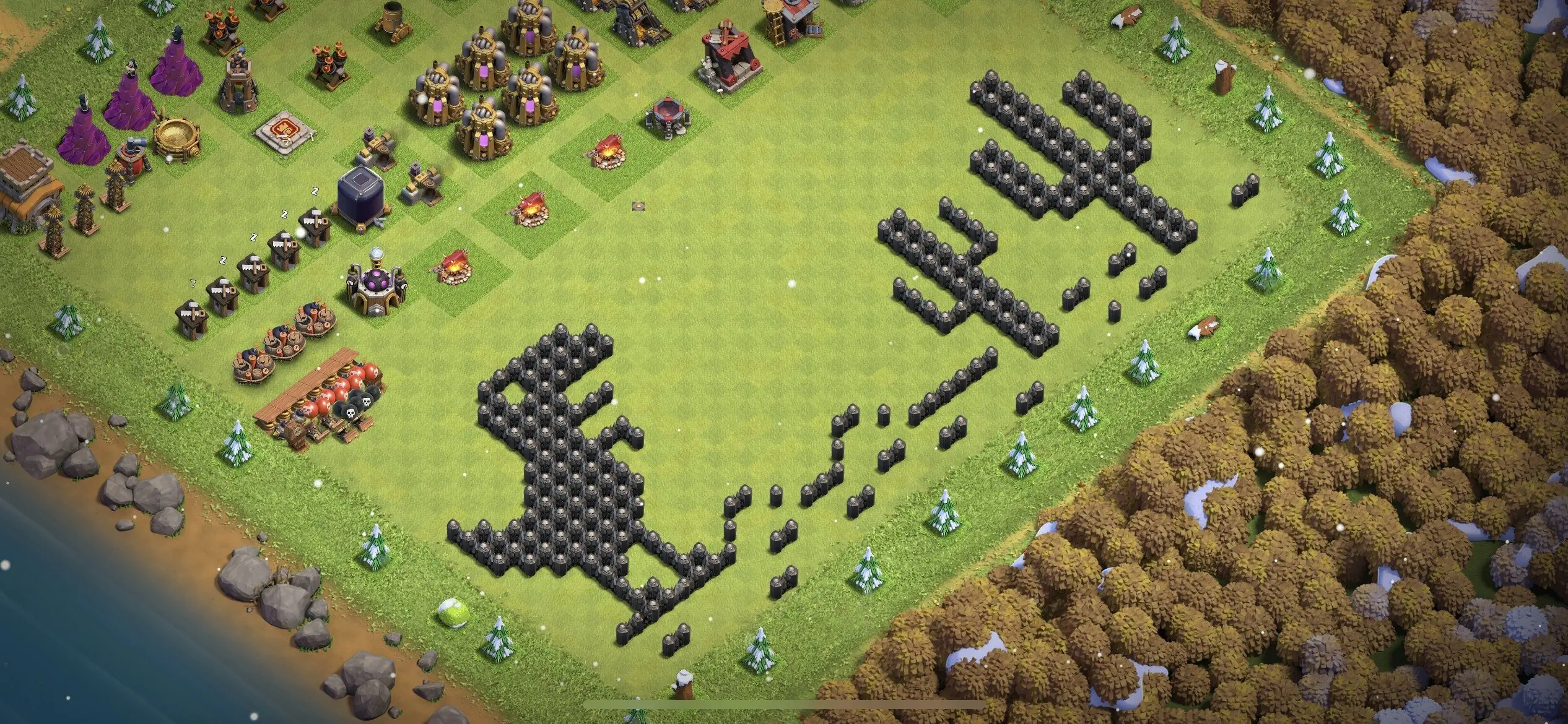 TH8 Troll Base - Top Town Hall 8 Troll/Funny Base with Link (#11) - Clash of Clans 2025​ TH8 Base