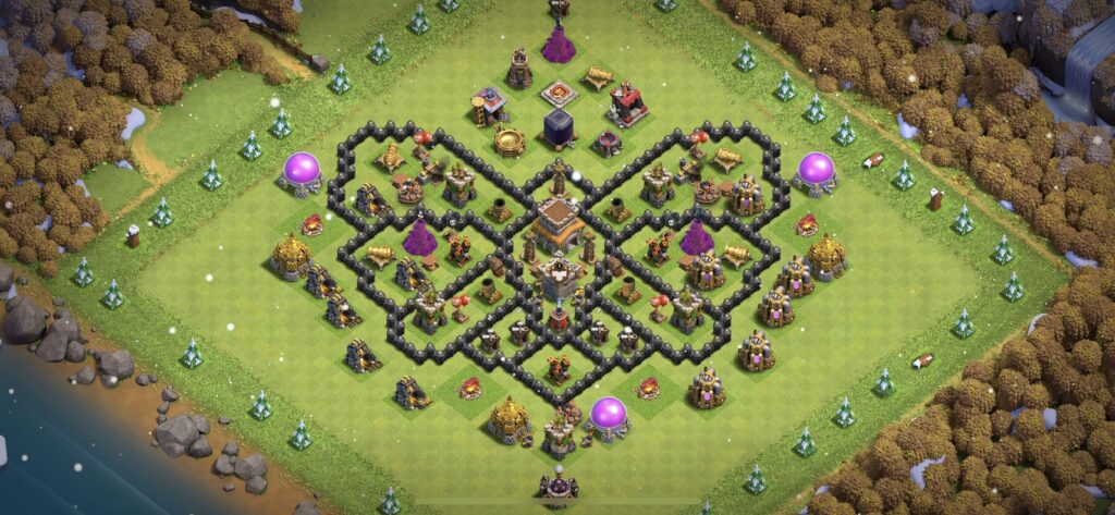 TH8 Troll Base - Top Town Hall 8 Troll/Funny Base with Link (#13) - Clash of Clans 2025​ TH8 Base