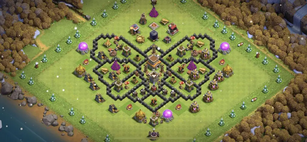TH8 Troll Base - Top Town Hall 8 Troll/Funny Base with Link (#13) - Clash of Clans 2025​ TH8 Base