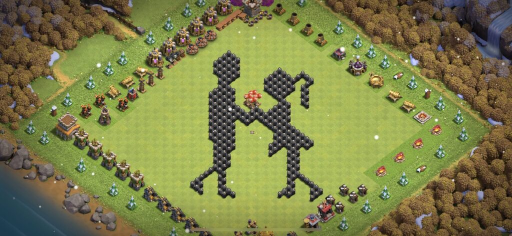 TH8 Troll Base - Top Town Hall 8 Troll/Funny Base with Link (#14) - Clash of Clans 2025​ TH8 Base