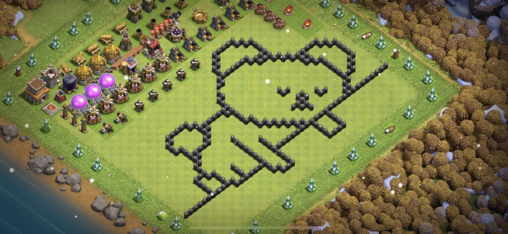 TH8 Troll Base - Top Town Hall 8 Troll/Funny Base with Link (#15) - Clash of Clans 2025​ TH8 Base
