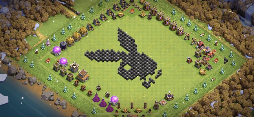 TH8 Troll Base - Top Town Hall 8 Troll/Funny Base with Link (#16) - Clash of Clans 2025​ TH8 Base