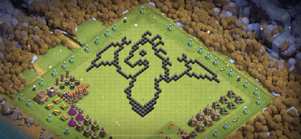 TH8 Troll Base - Top Town Hall 8 Troll/Funny Base with Link (#18) - Clash of Clans 2025​ TH8 Base