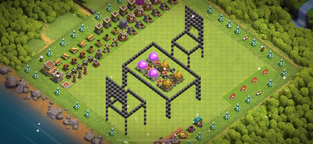 TH8 Troll Base - Top Town Hall 8 Troll/Funny Base with Link (#19) - Clash of Clans 2025​ TH8 Base