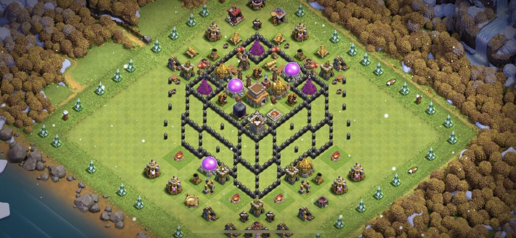TH8 Troll Base - Top Town Hall 8 Troll/Funny Base with Link (#2) - Clash of Clans 2025​ TH8 Base