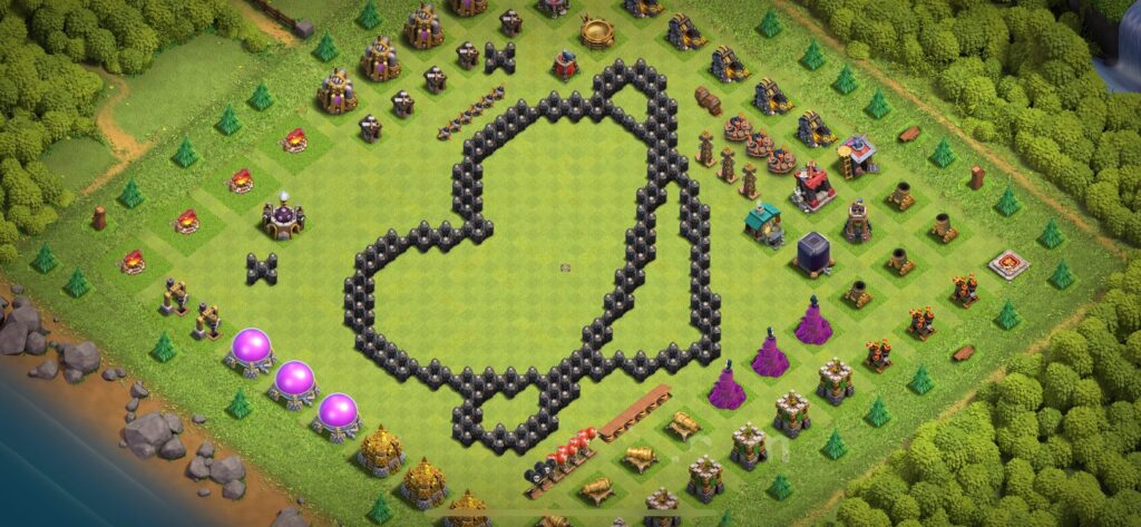 TH8 Troll Base - Top Town Hall 8 Troll/Funny Base with Link (#24) - Clash of Clans 2025​ TH8 Base