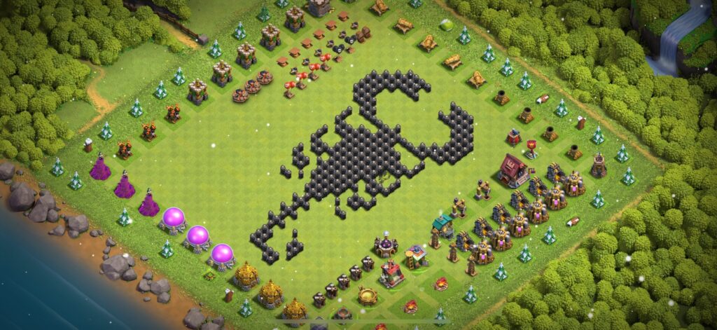 TH8 Troll Base - Top Town Hall 8 Troll/Funny Base with Link (#28) - Clash of Clans 2025​ TH8 Base