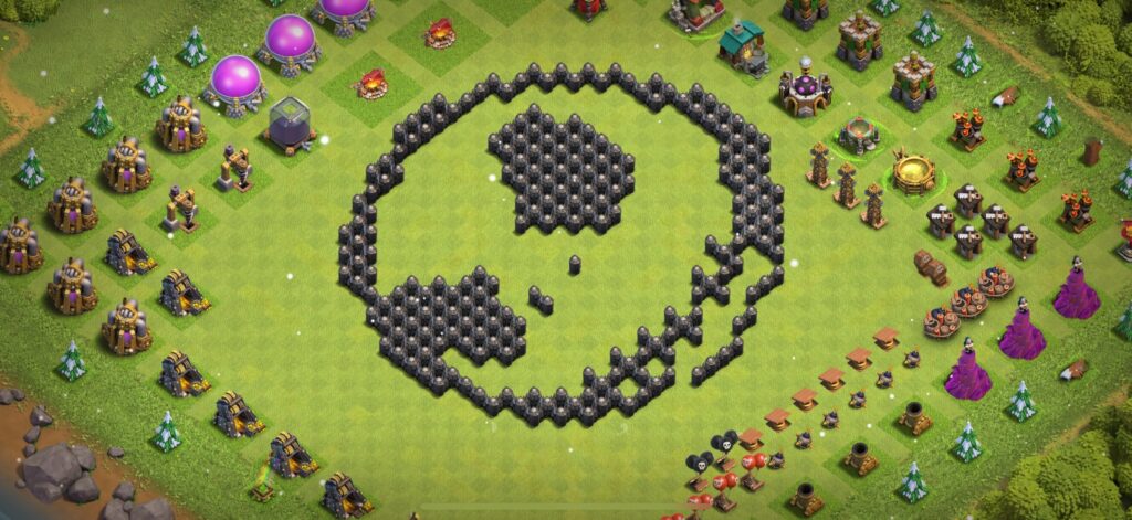 TH8 Troll Base - Top Town Hall 8 Troll/Funny Base with Link (#29) - Clash of Clans 2025​ TH8 Base