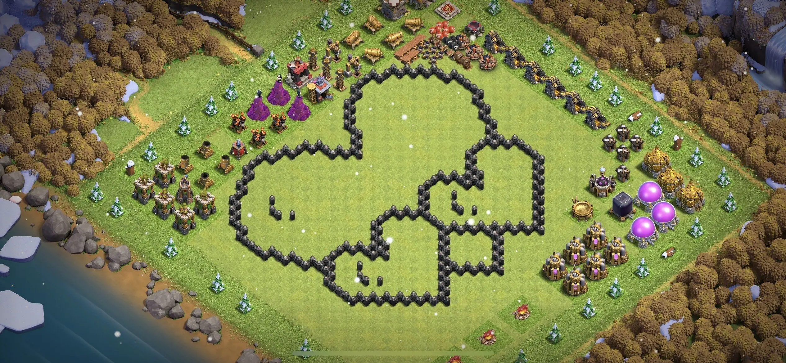 TH8 Troll Base - Top Town Hall 8 Troll/Funny Base with Link (#3) - Clash of Clans 2025​ TH8 Base