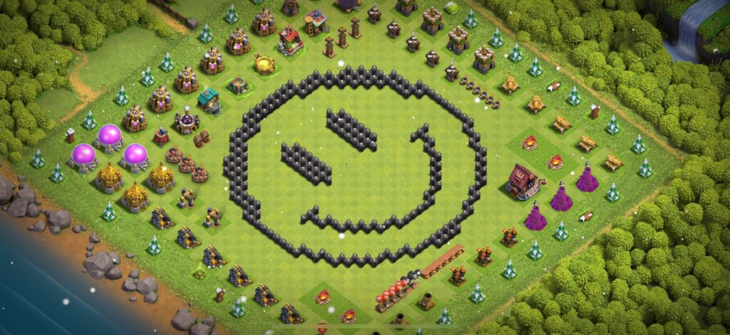 TH8 Troll Base - Top Town Hall 8 Troll/Funny Base with Link (#30) - Clash of Clans 2025​ TH8 Base