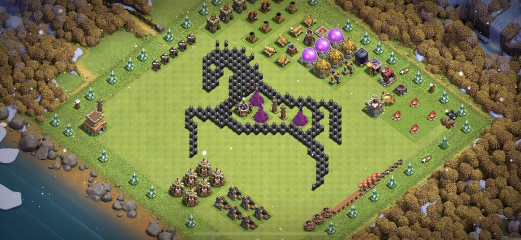 TH8 Troll Base - Top Town Hall 8 Troll/Funny Base with Link (#4) - Clash of Clans 2025​ TH8 Base
