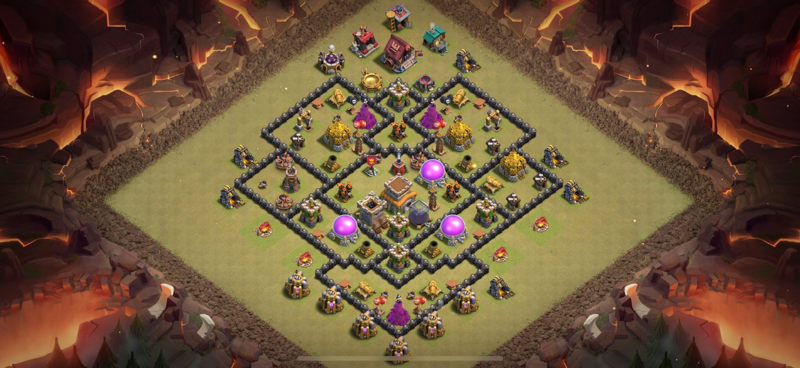 TH8 War Base - Top Town Hall 8 War Base with Link (#10) - Clash of Clans 2025​ TH8 Base