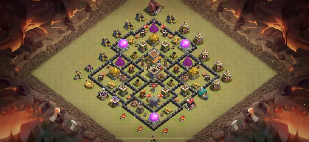 TH8 War Base - Top Town Hall 8 War Base with Link (#13) - Clash of Clans 2025​ TH8 Base