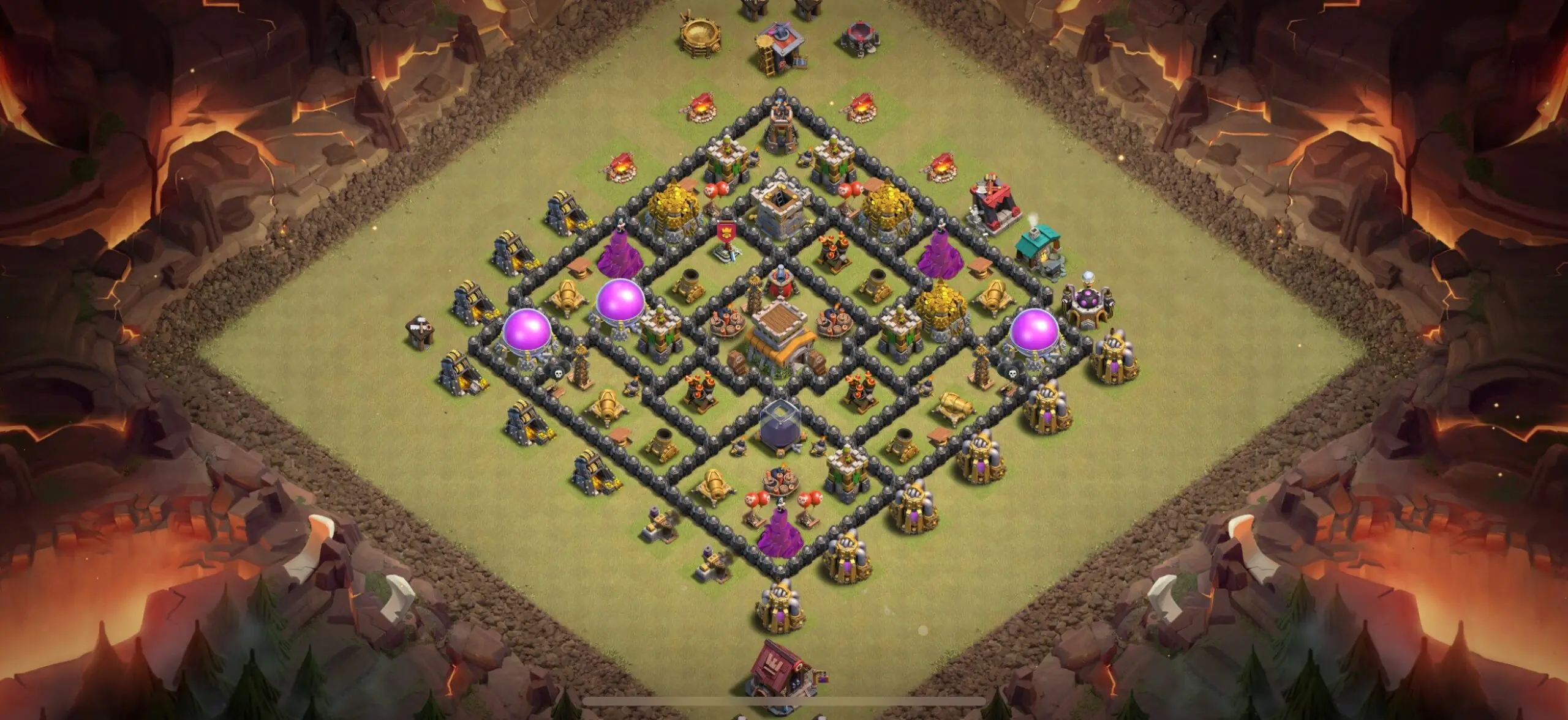TH8 War Base - Top Town Hall 8 War Base with Link (#16) - Clash of Clans 2025​ TH8 Base