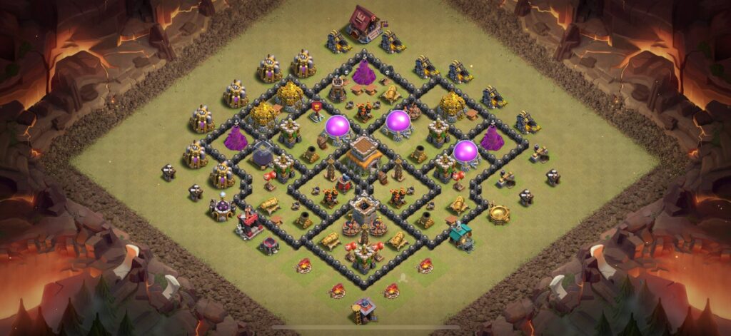 TH8 War Base - Top Town Hall 8 War Base with Link (#18) - Clash of Clans 2025​ TH8 Base