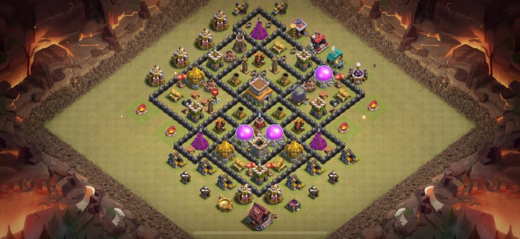 TH8 War Base - Top Town Hall 8 War Base with Link (#20) - Clash of Clans 2025​ TH8 Base