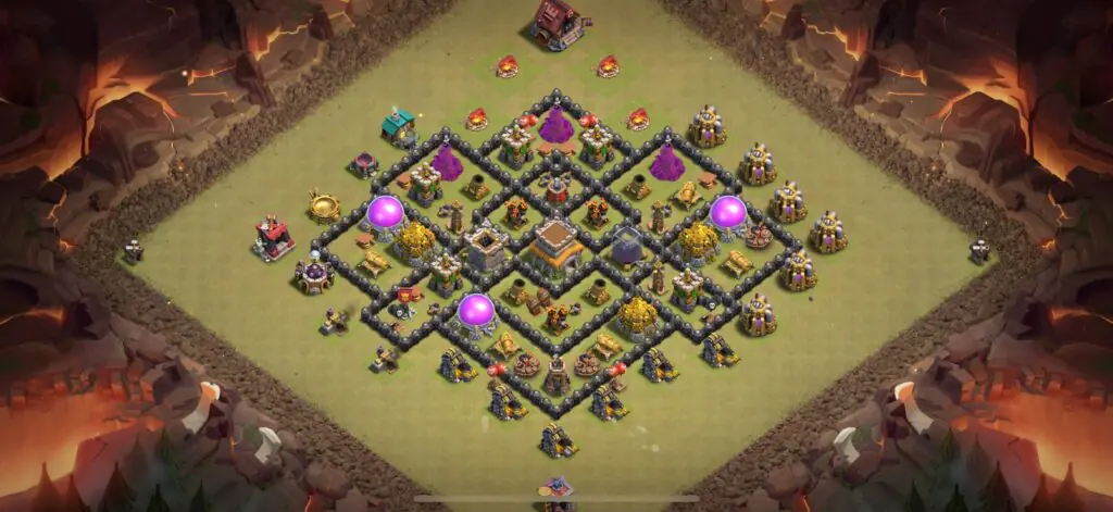 TH8 War Base - Top Town Hall 8 War Base with Link (#25) - Clash of Clans 2025​ TH8 Base