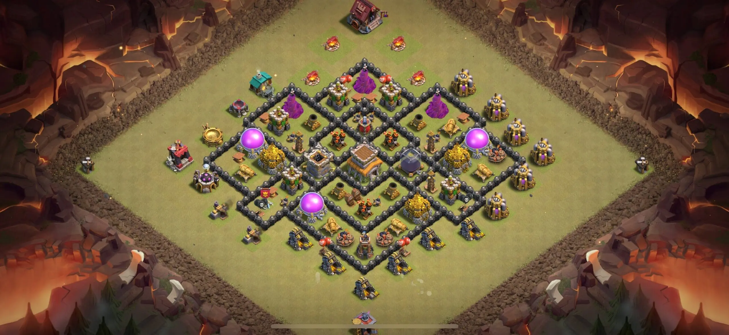 TH8 War Base - Top Town Hall 8 War Base with Link (#25) - Clash of Clans 2025​ TH8 Base