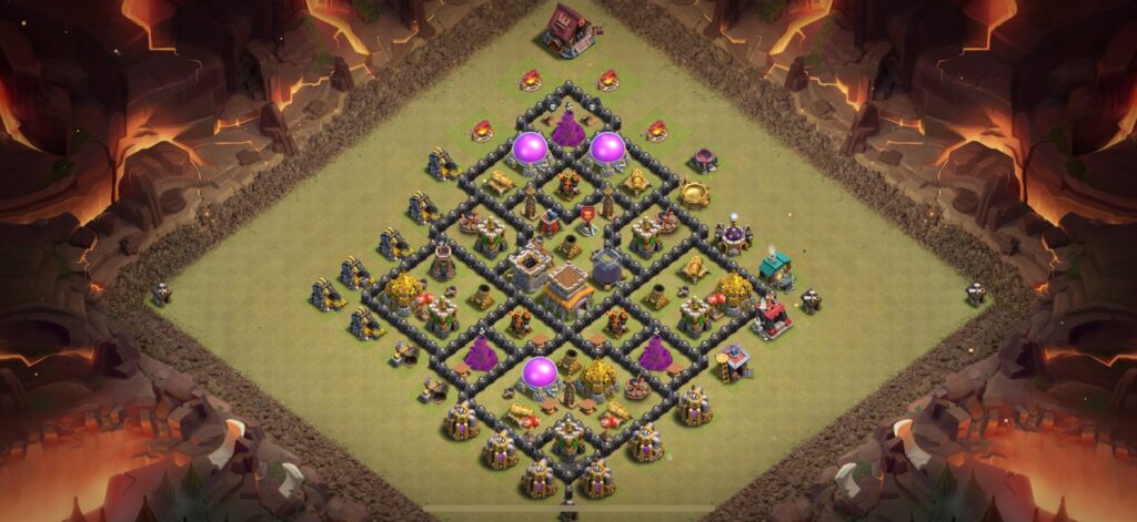 TH8 War Base - Top Town Hall 8 War Base with Link (#26) - Clash of Clans 2025​ TH8 Base