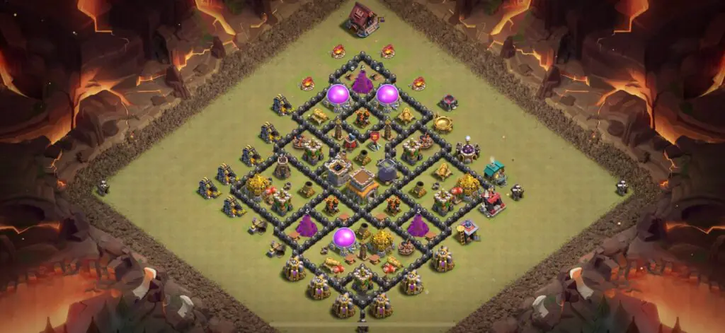 TH8 War Base - Top Town Hall 8 War Base with Link (#26) - Clash of Clans 2025​ TH8 Base