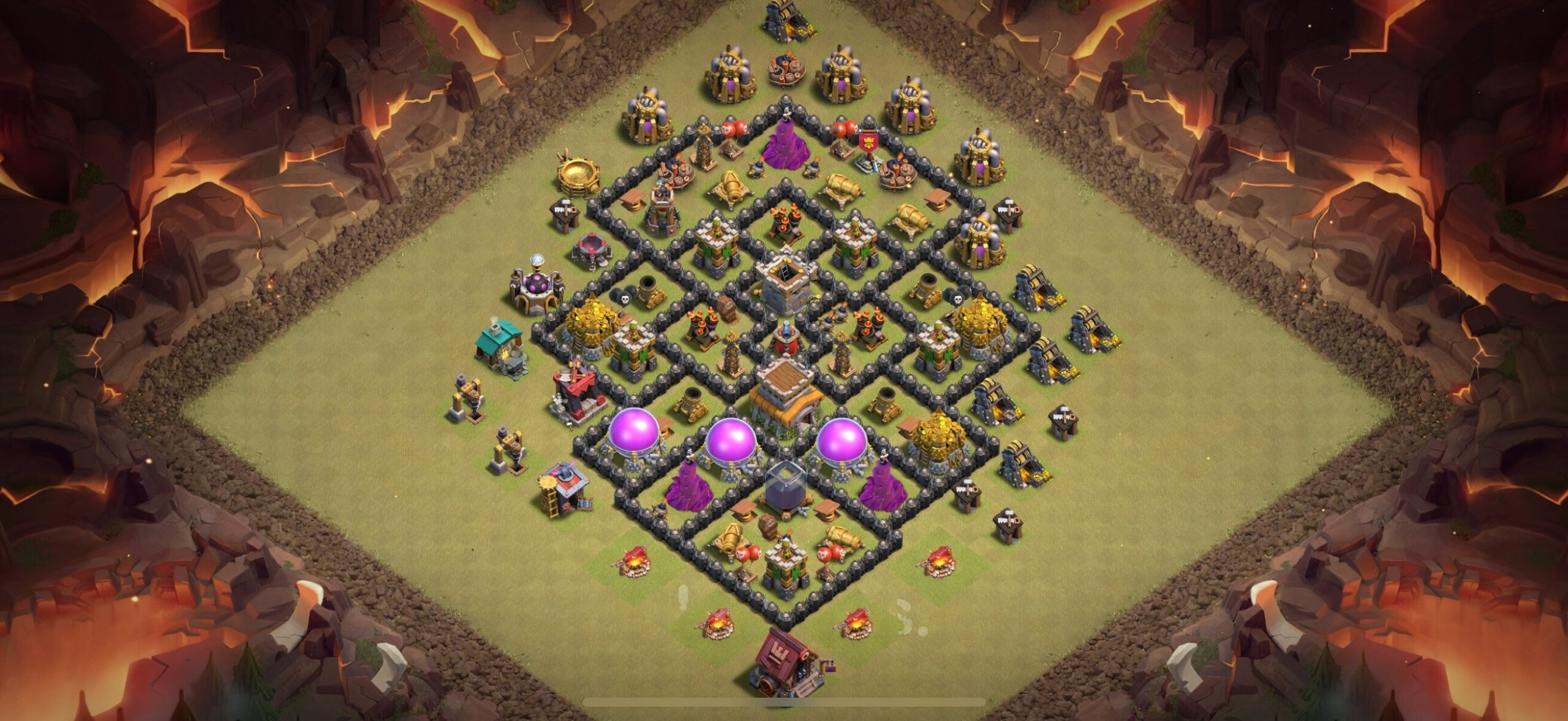 TH8 War Base - Top Town Hall 8 War Base with Link (#27) - Clash of Clans 2025​ TH8 Base