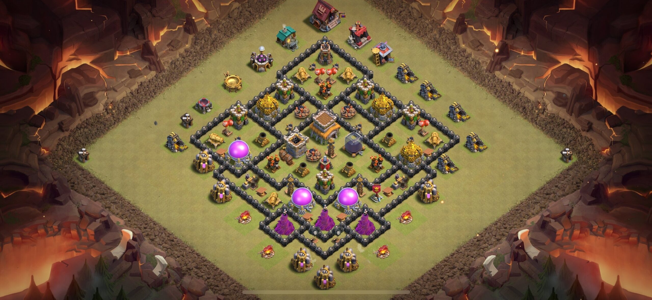 TH8 War Base - Top Town Hall 8 War Base with Link (#9) - Clash of Clans 2025​ TH8 Base